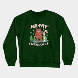 Beary Christmas - cute Christmas design Crewneck Sweatshirt